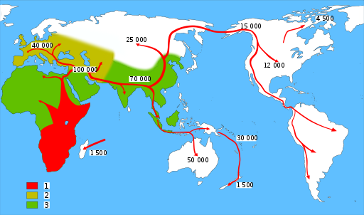 Spreading homo sapiens