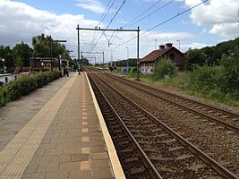 Bahnsteig mit Blick in Richtung Vlissingen (2012)