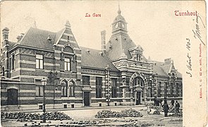 Le bâtiment de la gare.