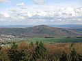 Blick vom Heussner-Turm nach Südosten zur Rhön