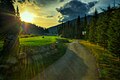 Le terrain de golf de Sun Peaks