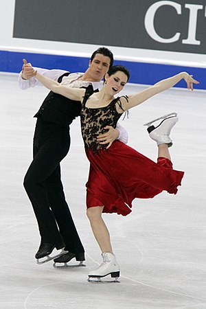 Tessa Virtue and Scott Moir at the 2010 World ...
