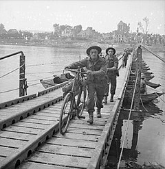 Folding Boat Equipment Mk III bridge in North-west Europe (1944-45)