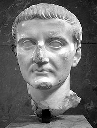 The younger Emperor Tiberius.  Bust from the Louvre, Paris.