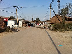 Beikou Village on the northeast of the town, 2011