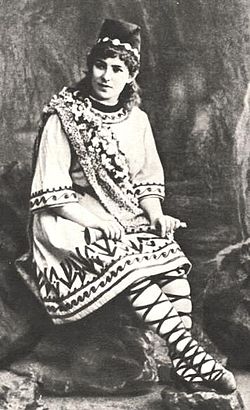 Jevgenie Zbrujevová jako Lel, Velké divadlo, Moskva 1894