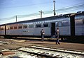 Zephyr coaches at Galesburg, 1968