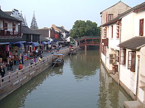 Kanaler i Zhujiajiao.