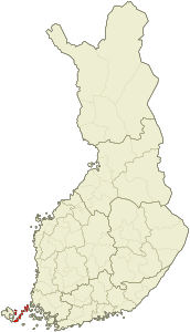 Distretto di Ålands skärgård – Localizzazione
