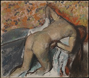 Edgar Degas, After the Bath, Woman Drying Herself, 1890s[73]