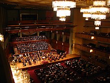 The National Symphony Orchestra playing in the Kennedy Center in 2009. 2009 05 17 - 6179 - Washington DC - Kennedy Center.jpg