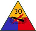 30th Armored Division "Volunteers" 1954 – Dec 1973 Tennessee National Guard