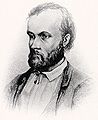 Portrait d'Aleksis Kivi attribué à Albert Edelfelt (1873).