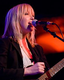 Anya Marina performs at the Showbox Market on March 4, 2011, in Seattle, Washington