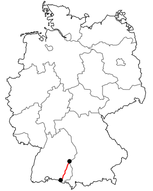 Verlauf der B 30