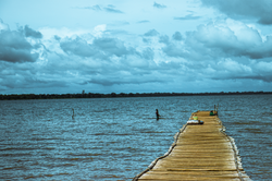 Fischerei-Landesteg von Bambali am Casamance-Fluss