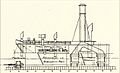 Turboelektrischer Antrieb des U-Boot-Hebeschiffes Vulkan, Bb-Maschine