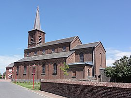 The church in Beugnies