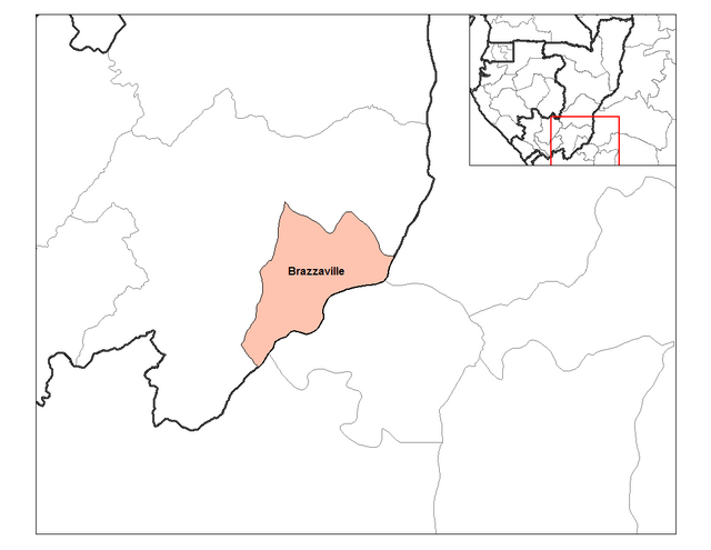 Localização da Cidade Própria no Congo