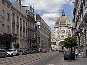 Saint Mary's Royal Church from the Rue Royale