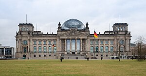 Седалището на Бундестага – сградата на бившия Райхстаг