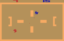 Combat, the pack-in game at launch Combat.svg
