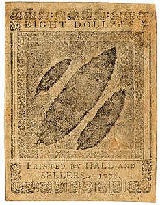 Continental Currency $8 banknote reverse (September 26, 1778).jpg