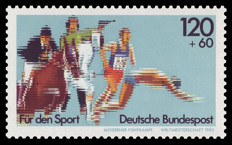 Datei:DBP 1983 1173 Sporthilfe Weltmeisterschaft Warendorf.jpg