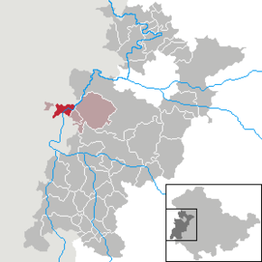 Poziția Dankmarshausen pe harta districtului Wartburgkreis