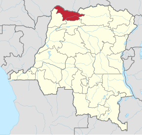 Poziția localității Nord-Ubangi
