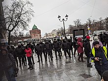 Minin and Pozharsky Square, Nizhny Novgorod Demonstration in Nizhny Novgorod in support of Alexei Navalny 31.01.2021 03.jpg