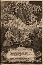 Mexico City epidemic of 1737, with elites calling on the Virgin of Guadalupe Dibujo Escudo de Armas de Mexico.jpg