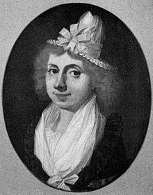 Elisabeth Berenberg (1749-1822), co-owner of Berenberg Bank and wife of Johann Hinrich Gossler. Upon her death, the Berenberg family became extinct in the male line. Elisabeth Berenberg.jpg