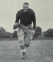 Elroy "Crazy Legs" Hirsch spent nine seasons with the Los Angeles Rams from 1949 to 1957 Elroy Hirsch.png
