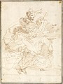 Figura femenina sentada, 1710-1720, Donato Creti, legado Fernández Durán.