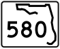 State Road 580 marker