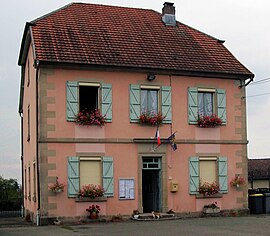 The town hall in Franchevelle