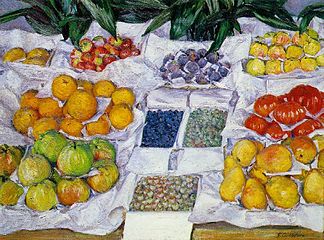 Fruits sur un étalage (1882), musée des beaux-arts de Boston.