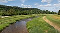 Gaggenau, la fleuve (murg) depuis le pont (Rotherma Brücke)