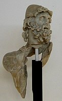 Ulysses' head and upper body from the Polyphemus group, original as reconstructed