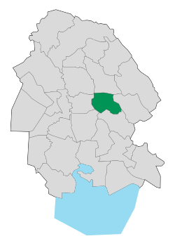 Location of Haftkel County in Khuzestan province