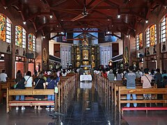 Holy Cross Church Nabua inside