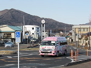 桜川市内巡回ワゴン「ヤマザクラGOミニ」専用車両
