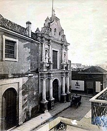 Fechada de la iglesia en 1905.