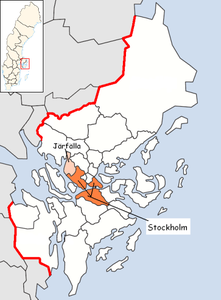 Järfälla – Localizzazione