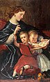 The First Lesson, the Artist's Wife, Janet Parker Vance Langmuir with their Children, Janet and James - National Galleries of Scotland