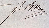 Signature de Joseph Rosny