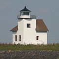 Der Leuchtturm Julssand an der Hetlinger Schanze