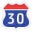 Korea Expressway No.30.svg