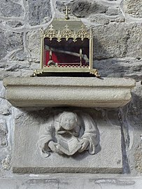 Relics of St. Maglorius of Sark (Maelor), Bishop of Dol-de-Bretagne.